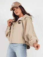 Dámska bunda oversize CATRAL Farba tmavobéžová DSTREET