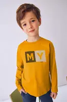 Bavlnené tričko s dlhým rukávom Mayoral