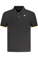 K-WAY POLO SHORT SLEEVE MEN BLACK