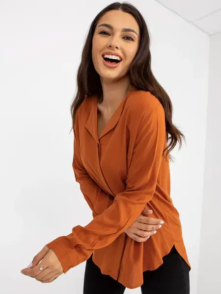 Blouse-D73761M10997C-light brown