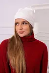 marka niezdefiniowana Čapica s fleece Edyta K298 ecru