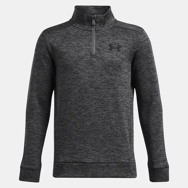 Boys' sweatshirt Under Armour UA Armour Fleece 1/4 Zip-GRY - Boys