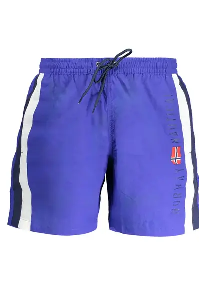 Modré pánske kúpacie kraťasy