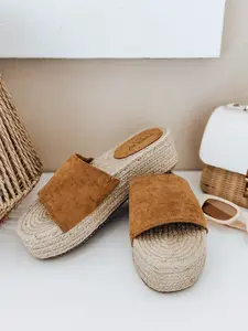 Dámske klapky SUMMERRY kamelové
