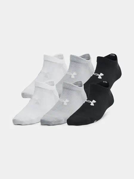 Children's socks Under Armour UA Yth Essential No Show 6pk-BLK - unisex