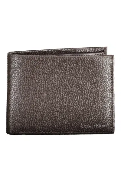 CALVIN KLEIN BROWN MEN'S WALLET