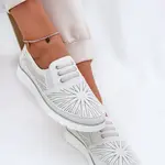 EVENTO Dámske Slip-On Topánky Biele Azethia