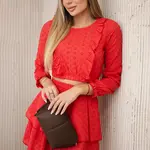 Boho dress red