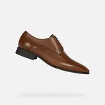 Dark brown men's formal shoes Geox High Life - Men