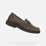 Dark grey women's moccasins Geox Spherica Ec1 - Women's