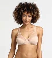 DIM GENEROUS WIREFREE BRA - Dámska podprsenka bez kostíc - telová
