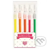 Mechanické voskovky, neónové farby, 5 ks