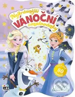 Ledové království - Nejkrásnější vánoční omalovánky se samolepkami - kniha z kategorie Omalovánky