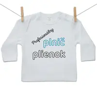 Boodyy Tričko s dlhým rukávom Profesionálny plnič plienok 134 (8-9 rokov)