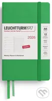 Weekly Planner & Notebook 2026 Pocket (A6) Spring Leaf