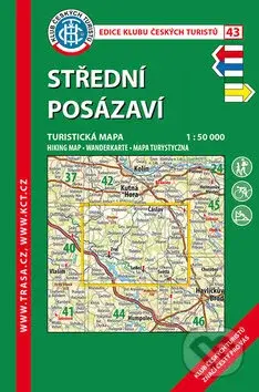 Střední Posázaví 1:50 000 (Turistická mapa)