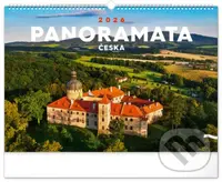NOTIQUE Nástěnný kalendář Panoramata Česka 2026 (univerzální kalendárium)