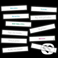 Psací písmo - kartičky s větami pro nácvik psacího písma