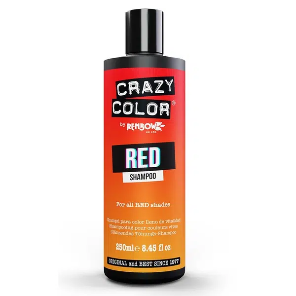 2 ks Global Crazy Color šampón na vlasy Red 250ml