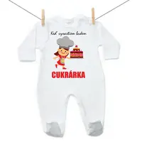 Boodyy Overal Keď vyrastiem budem cukrárka 80 (9-12 mesiacov)