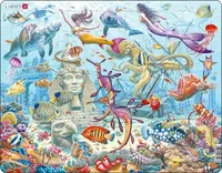 Morské panny v tajomnom potopenom meste (PG6) - puzzle z kategorie Naučné puzzle