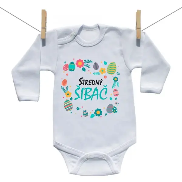 Boodyy Body s dlhým rukávom Stredný šibač 74 (6-9 mesiacov)