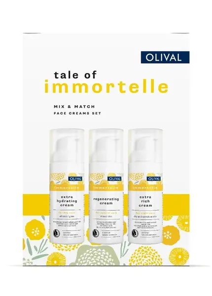 Slamienkový set krémov