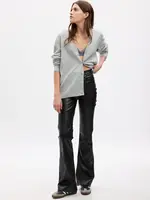 GAP Koženkové kalhoty High Rise '70s - Dámské