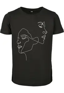 Mister Tee Tričko 'One Line'  čierna / biela