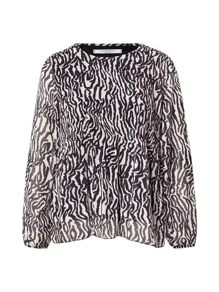 ZABAIONE Blúzka 'Al44bii'  čierna / biela