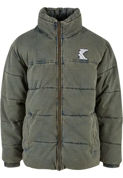 Karl Kani Zimná bunda '224-019-1'  modrá / biela