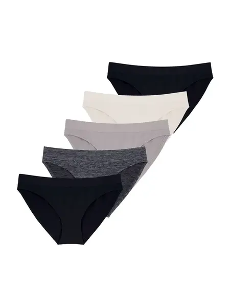 Dorina Nohavičky  krémová / sivá melírovaná / čierna