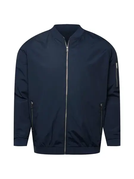 Jack & Jones Plus Prechodná bunda 'Rush'  tmavomodrá