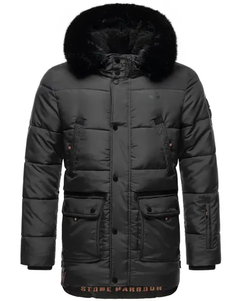 STONE HARBOUR Zimná bunda 'Mironoo'  čierna