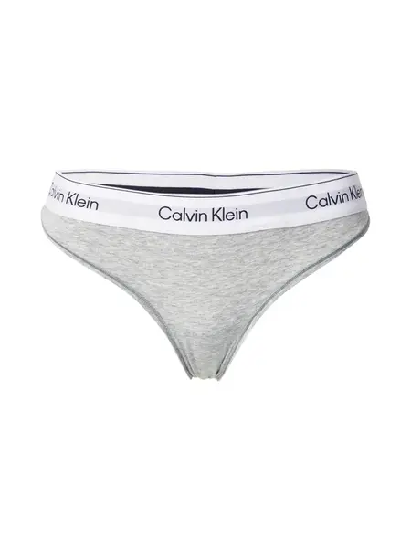 Calvin Klein Underwear Tangá  námornícka modrá / svetlosivá / sivá melírovaná / biela