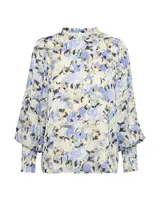 Kaffe Blúzka 'Eva'  krémová / farba ťavej srsti / námornícka modrá / svetlomodrá