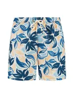 Shiwi Plavecké šortky 'Mike'  námornícka modrá / svetlomodrá / karí / biela