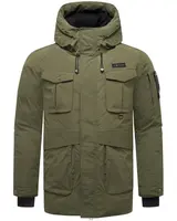 STONE HARBOUR Zimná bunda 'Edriik XX'  tmavozelená