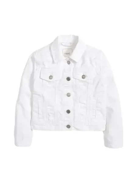 Next Prechodná bunda  strieborná / biela