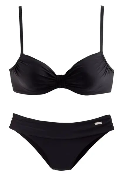 LASCANA Bikiny  čierna