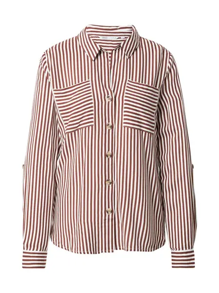 ONLY Blúzka 'ONLYASMIN'  kapučíno / biela