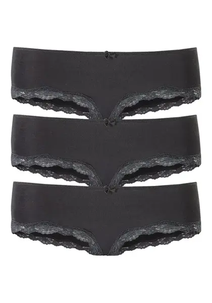 LASCANA Nohavičky  čierna