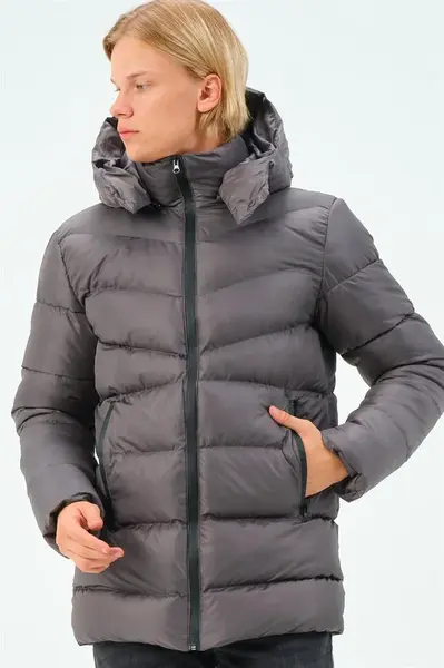 M8659 DEWBERRY PÁNSKÝ KABÁT-ANTRACIT