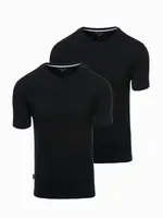 Ombre Set of men's t-shirts with round neckline