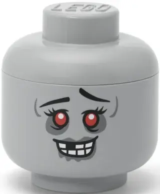 LEGO úložná hlava (velikost S) - zombie
