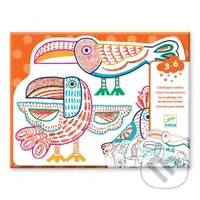 Rodiny divých zvierat: Magické vyfarbovanie farbičkou