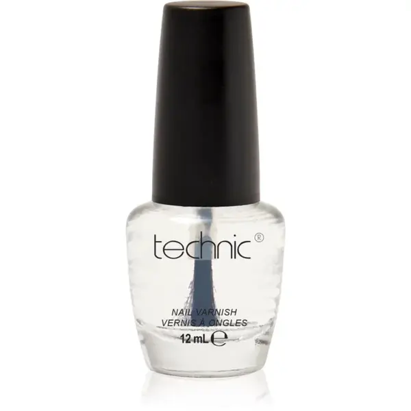 Technic Cosmetics Nail Varnish rychleschnoucí lak na nehty odstín Clear 12 ml