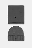 Vlnená čiapka a šál Polo Ralph Lauren