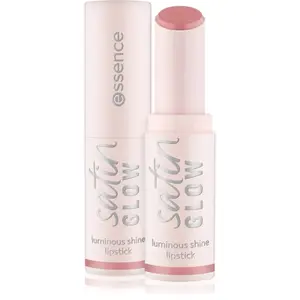essence satin GLOW krémová rtěnka se saténovým finišem odstín 02 Blushin It 3.5 g