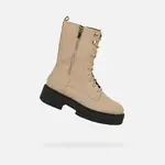 Béžová dámská kotníková obuv Geox Spherica EC7 - Dámské